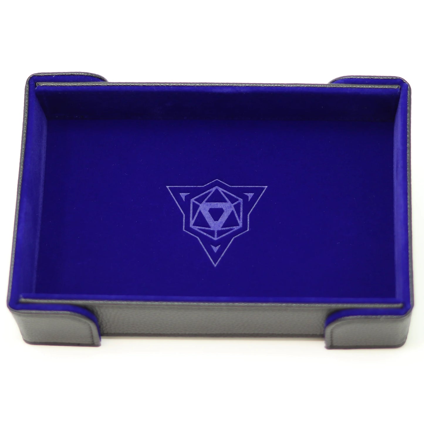 Magnetic Rectangle Folding Dice Tray (Blue)