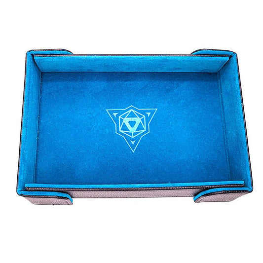 Magnetic Rectangle Dice Tray: Teal Velvet