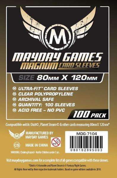 Magnum Card Sleeves (80x120mm, 100 Sleeves)