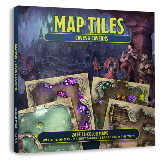 Map Tiles: Caves & Caverns