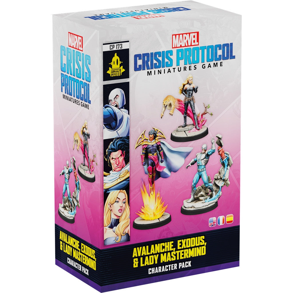 Marvel Crisis Protocol: Avalanche, Exodus, & Lady Mastermind Character Pack