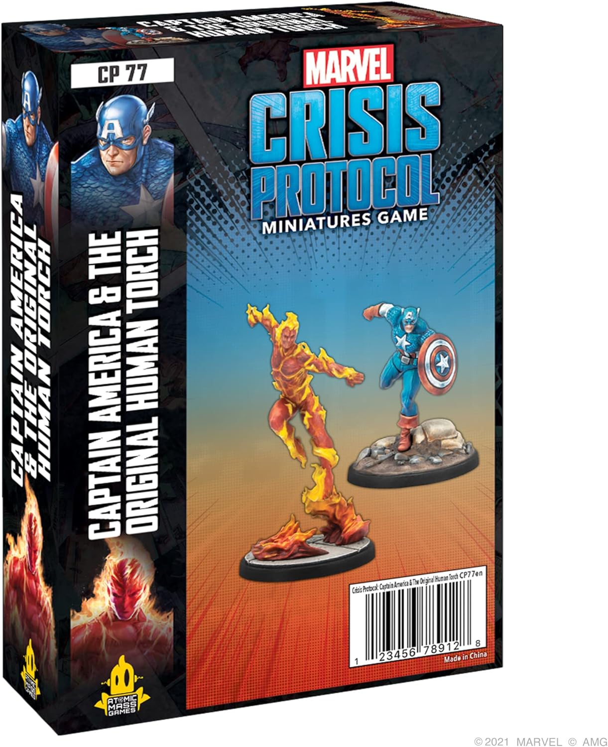 Marvel: Crisis Protocol - Captain America & The Original Human Torch