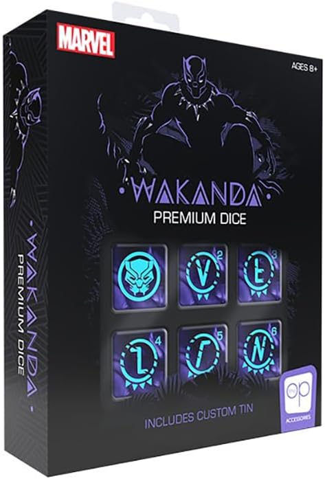 Marvel Wakanda Premium Dice