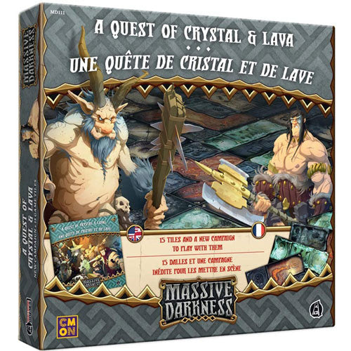 Massive Darkness: A Quest of Crystal & Lava Tiles