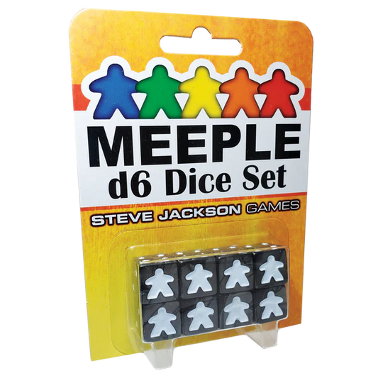 Meeple d6 Dice Set (Grey)