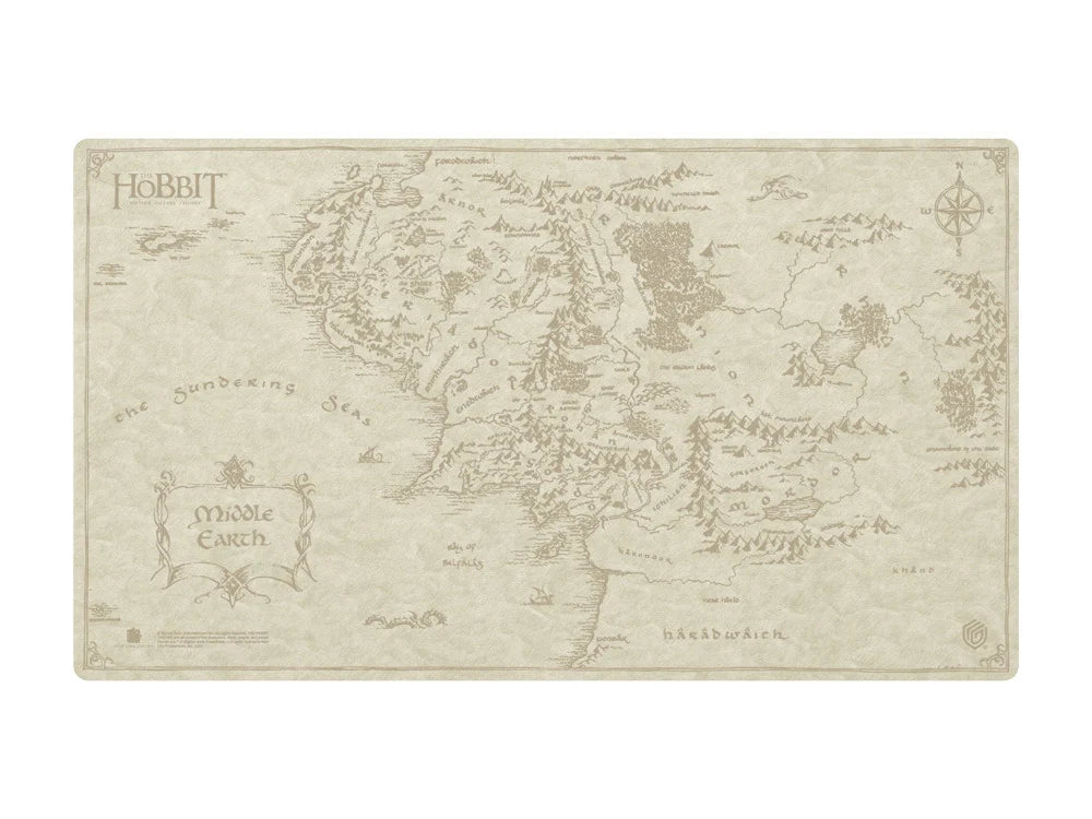 The Hobbit Playmat: Middle-Earth Map (Sophoskin)