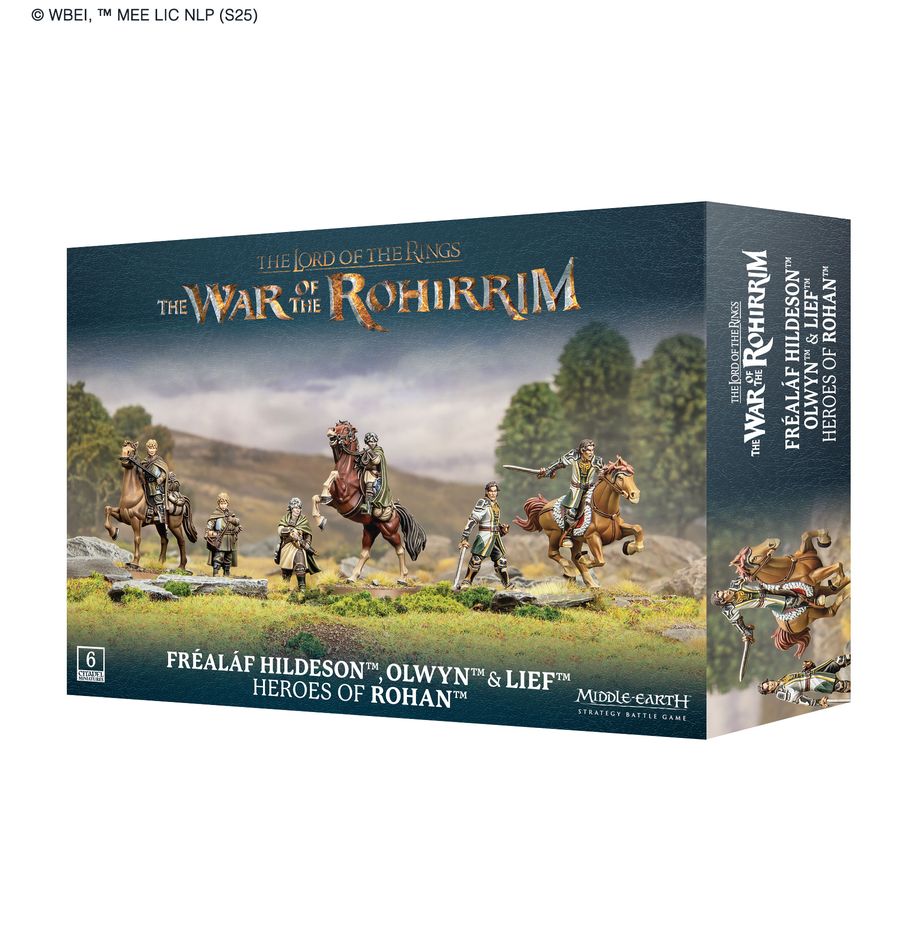 Middle-Earth Strategy Battle Game: The Lord of the Rings - The War of the Rohirrim: Frealaf Hildeson, Olwyn & Lief Heroes of Rohan