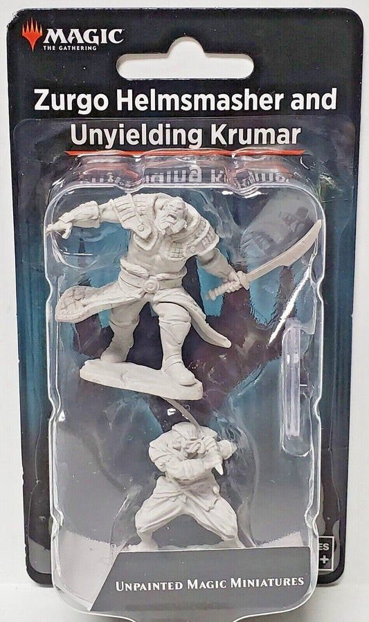 Magic: The Gathering Miniatures - Zurgo Helmsmasher and Unyielding Krumar