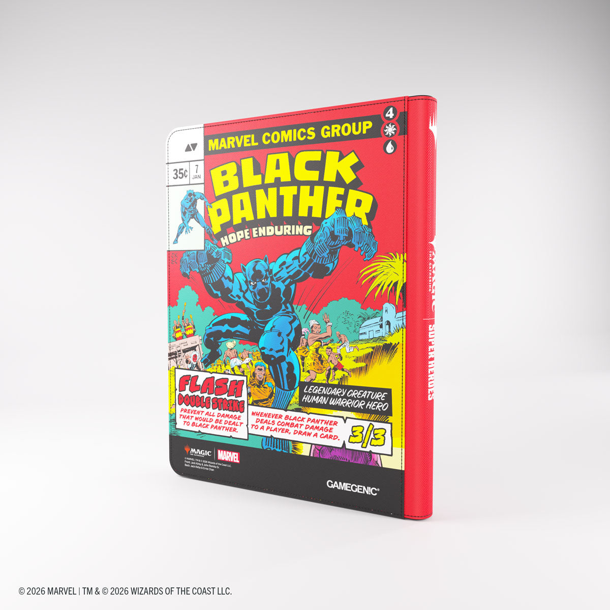 Magic: The Gathering - Marvel Super Heroes: Zip-Up Album 18-Pocket - Captain America / Black Panther