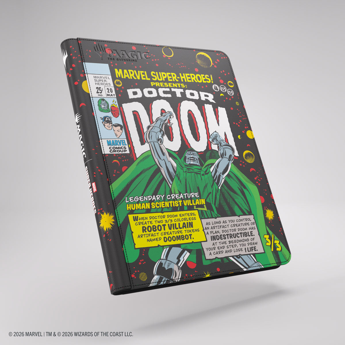 Magic: The Gathering - Marvel Super Heroes: Zip-Up Album 18-Pocket - Doctor Doom