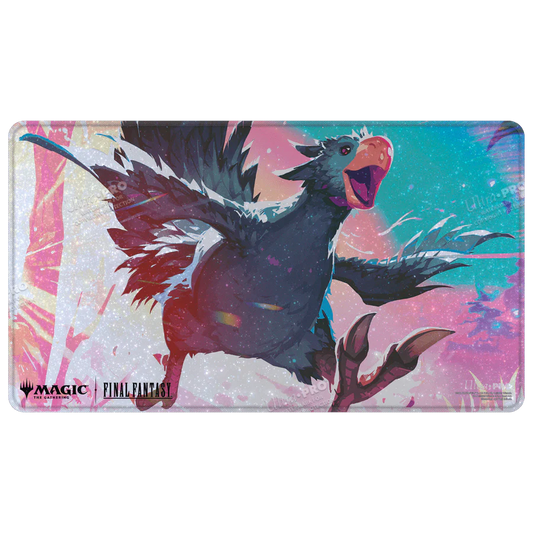Magic: The Gathering - Final Fantasy: Traveling Chocobo (Black) Holofoil Playmat