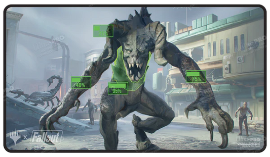 Magic: The Gathering - Fallout V.A.T.S. Black Stitched Playmat