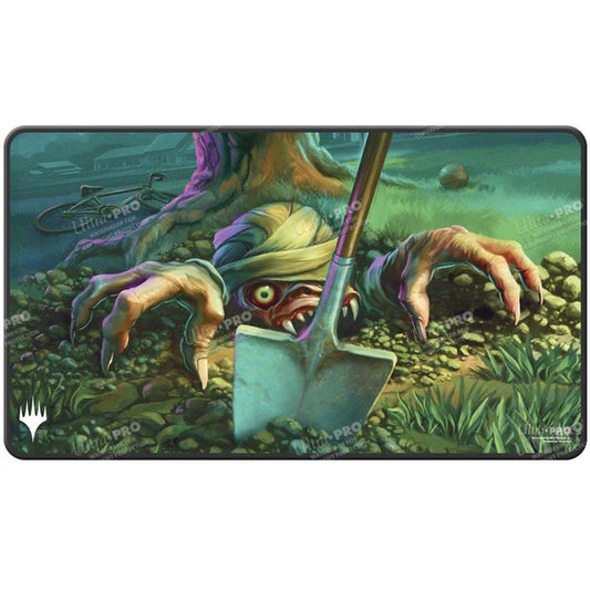 Magic: The Gathering - Duskmourn Exhume Guest Artist Black-Stitched Playmat