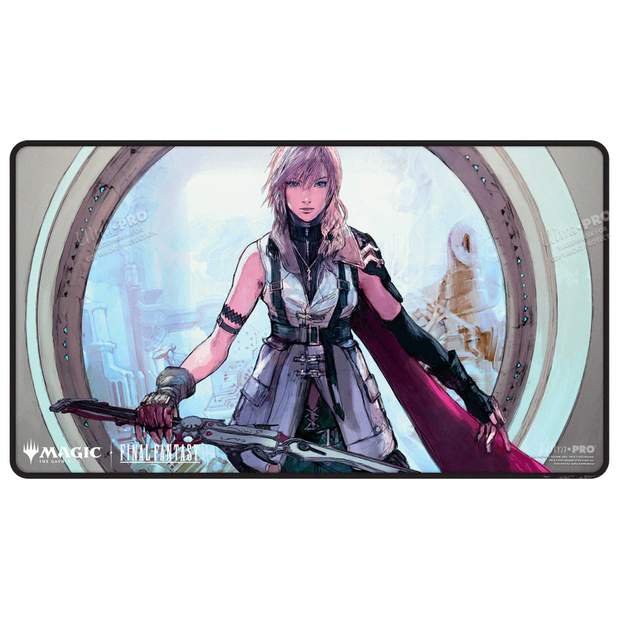 Magic: The Gathering - Final Fantasy Lightning, Army of One Black-Stitched Playmat