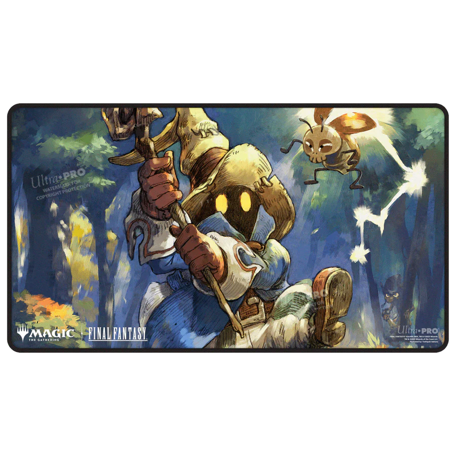 Magic: The Gathering - Final Fantasy: Vivi Ornitier Black Stitched Playmat
