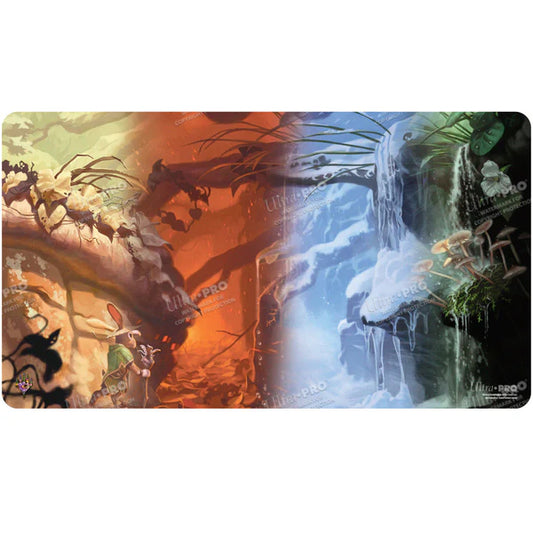 Magic: The Gathering - Bloomburrow Season Lands: Forest (Four Seasons) Playmat