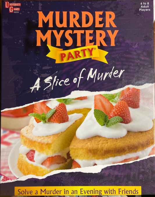 Murder Mystery Party: A Slice of Murder