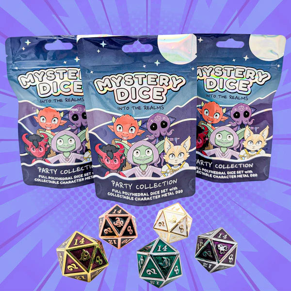 Mystery Dice Into the Realms Party Collection Pack