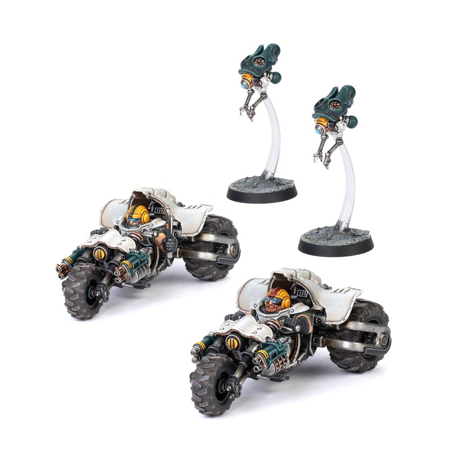 Necromunda: Ironhead Squat - Svenotar Scout Trikes