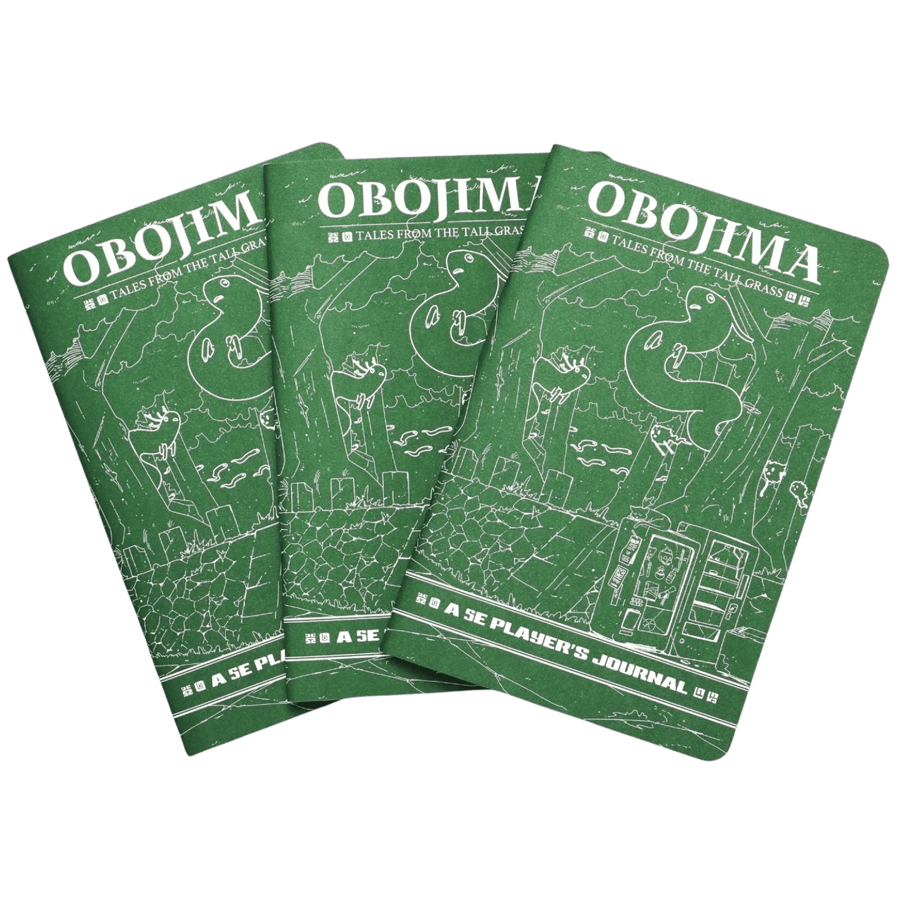 Obojima: Tales from the Tall Grass - A 5E Player's Journal (3-Pack)