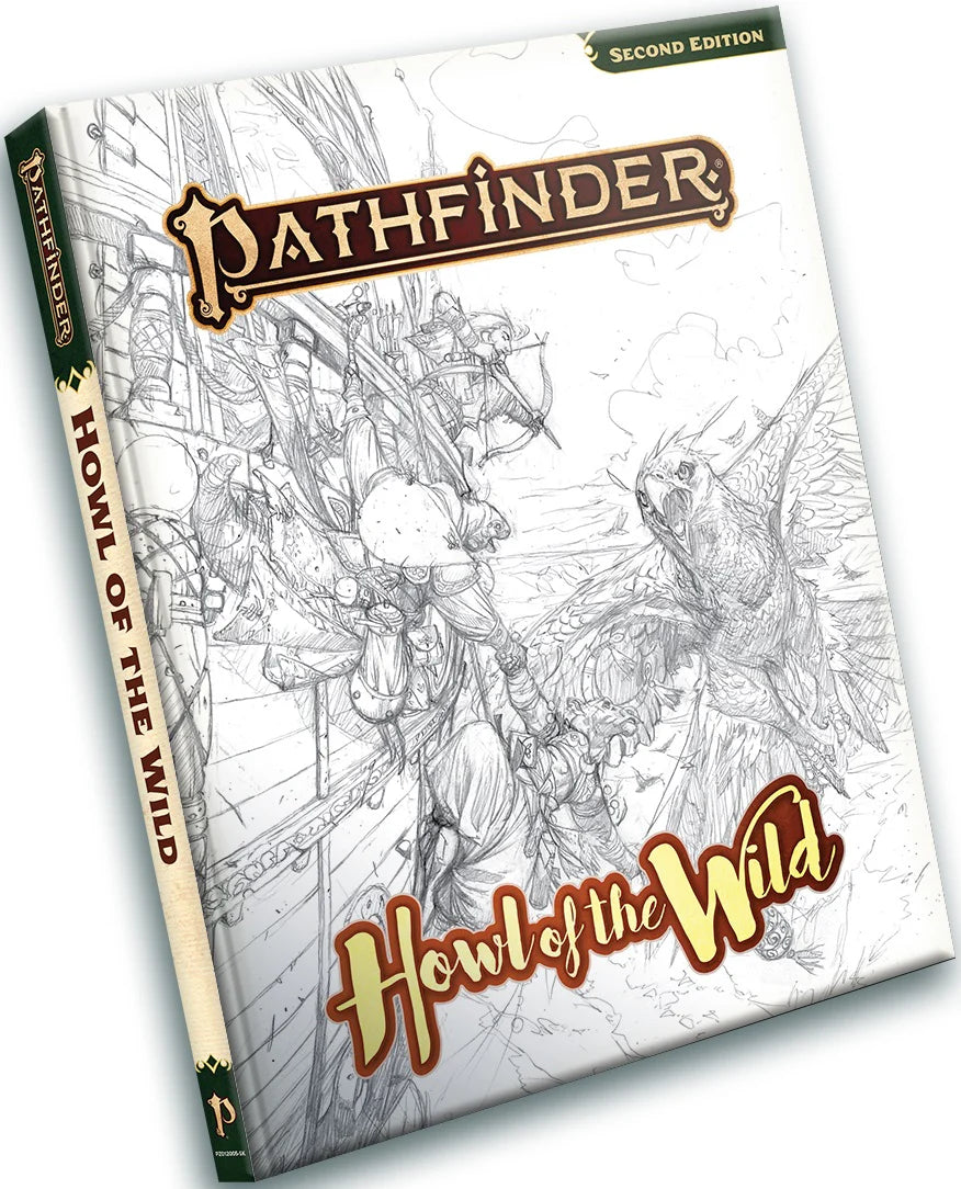 Pathfinder (Second Edition): Howl of the Wild (Sketch Cover)