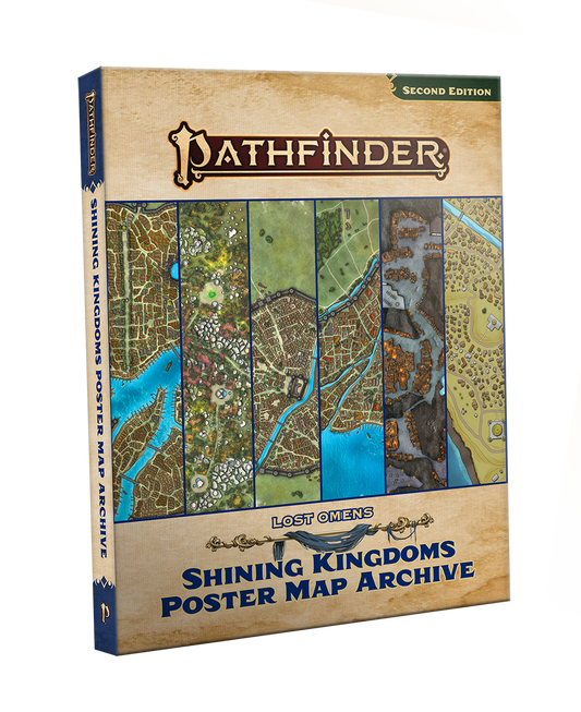 Pathfinder Second Edition: Lost Omens - Shining Kingdoms Poster Map Archive
