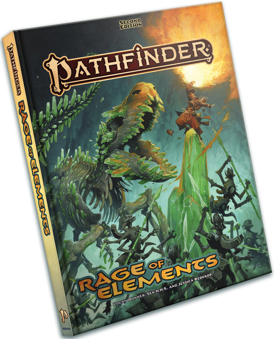 Pathfinder 2nd Edition: Rage of Elements (Hard Cover)