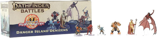 Pathfinder Battles Miniatures, Pre-Painted: Danger Island Denizens