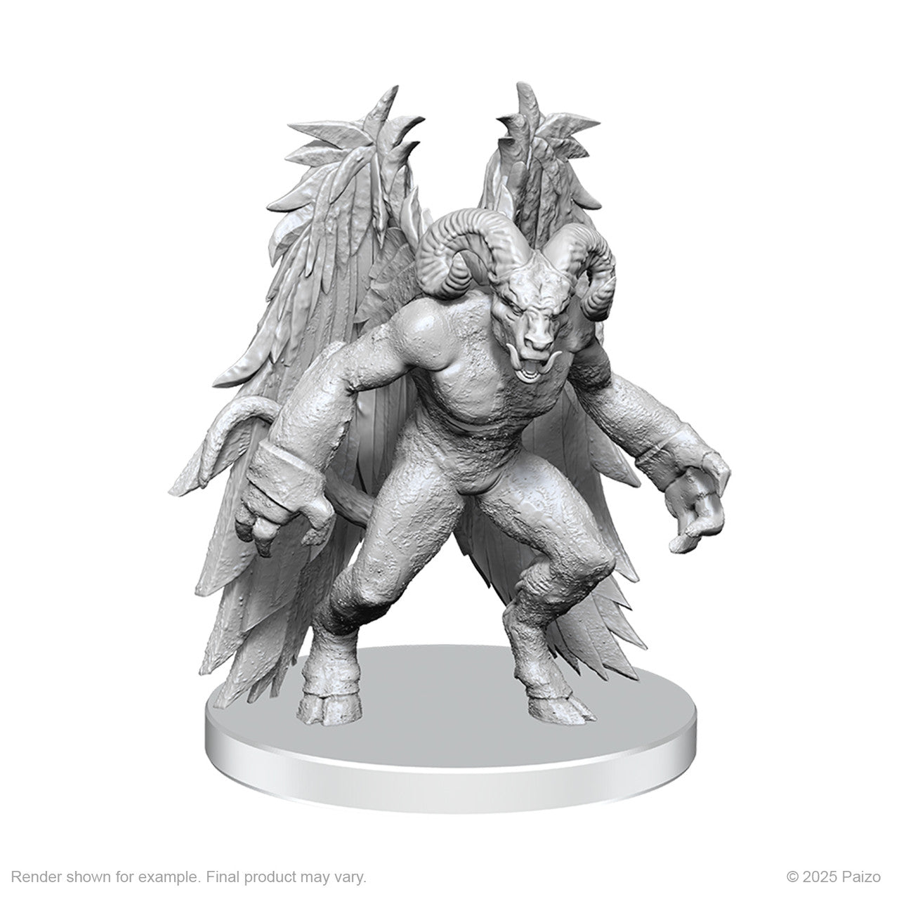 Pathfinder Battles Miniatures: Gylou (Handmaiden Devil) & Ferrugon (Rust Devil)