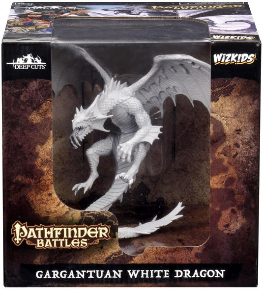 Pathfinder Battles Miniatures: Gargantuan White Dragon