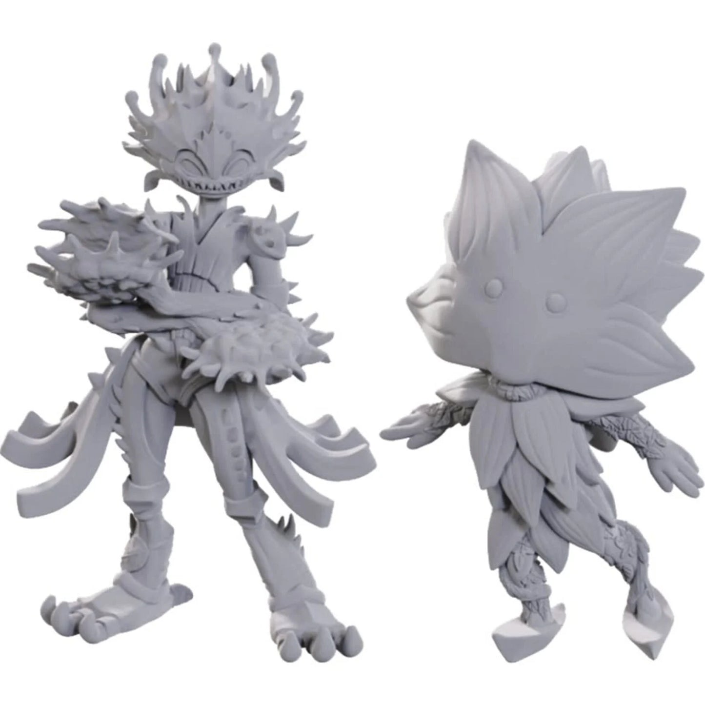 Pathfinder Battles Miniatures: Lotus Leshy and Flytrap Leshy