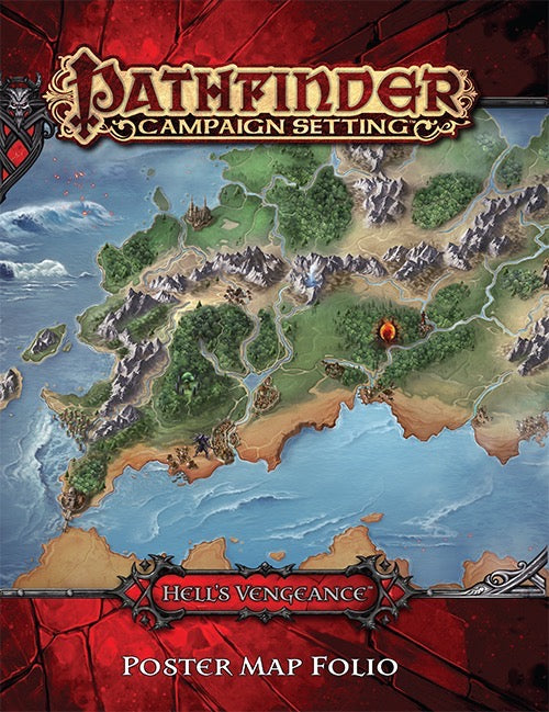 Pathfinder: Campaign Setting - Hell's Vengeance Poster Map Folio