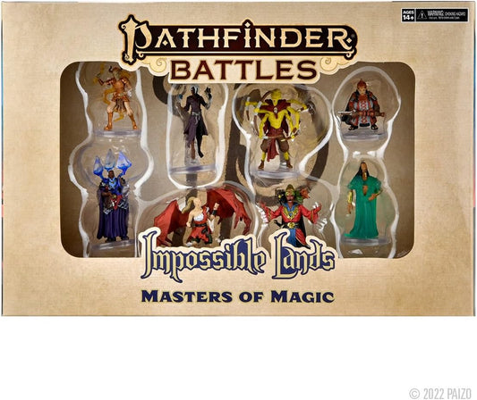 Pathfinder Battles Miniatures, Pre-Painted: Impossible Lands - Masters of Magic