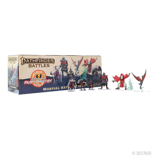 Pathfinder Battles Miniatures, Pre-Painted: Fists of the Ruby Phoenix - Martial Arts Masters
