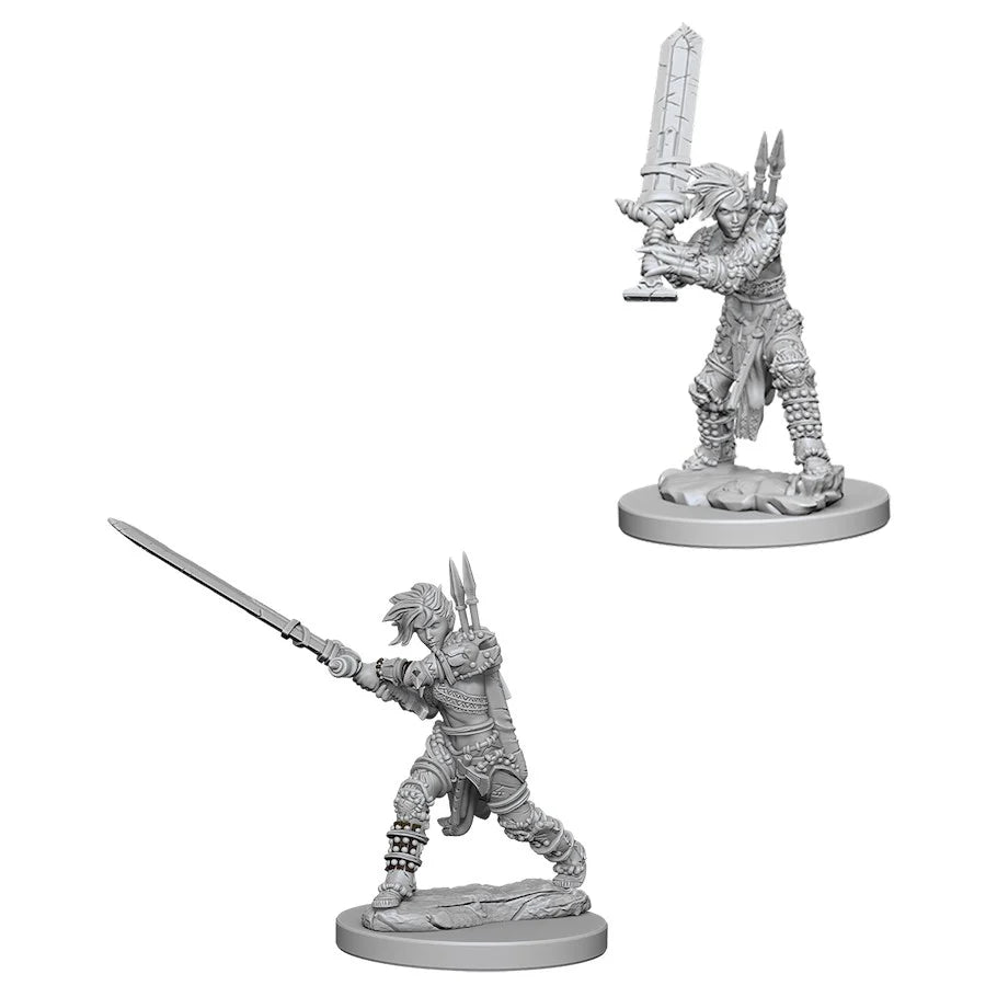 Pathfinder Battles Miniatures: Female Human Barbarian
