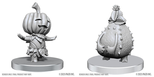 Pathfinder Battles Miniatures: Gourd Leshy and Cactus Leshy