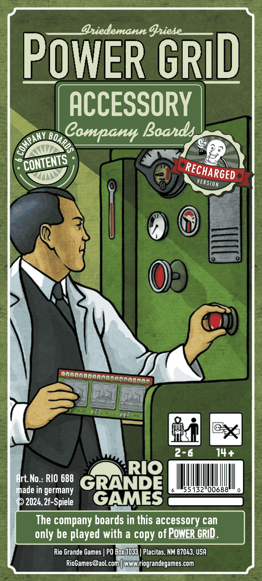 Power Grid (Recharged Version): Accessory - Company Boards