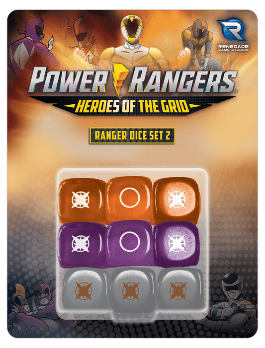 Power Rangers: Heroes of the Grid - Ranger Dice Set 2