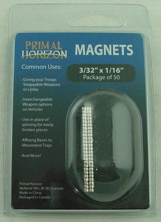Primal Horizon 3/32" x 1/16" Magnets