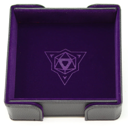 Magnetic Square Dice Tray (Purple)