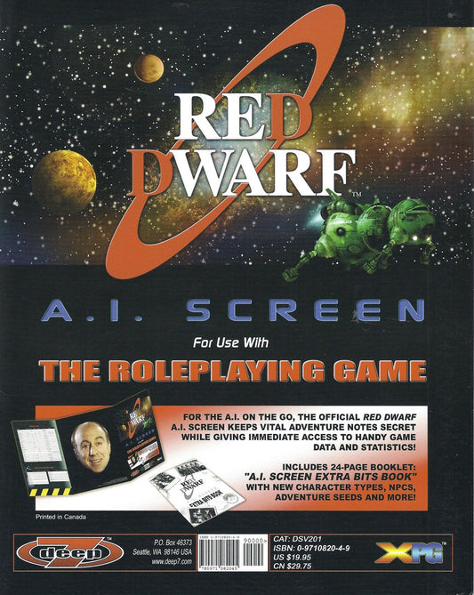 Red Dwarf A.I. Screen