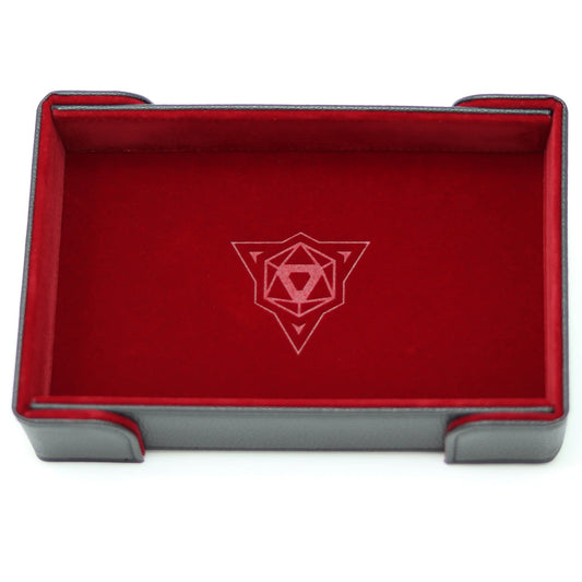 Magnetic Folding Dice Tray (Red)