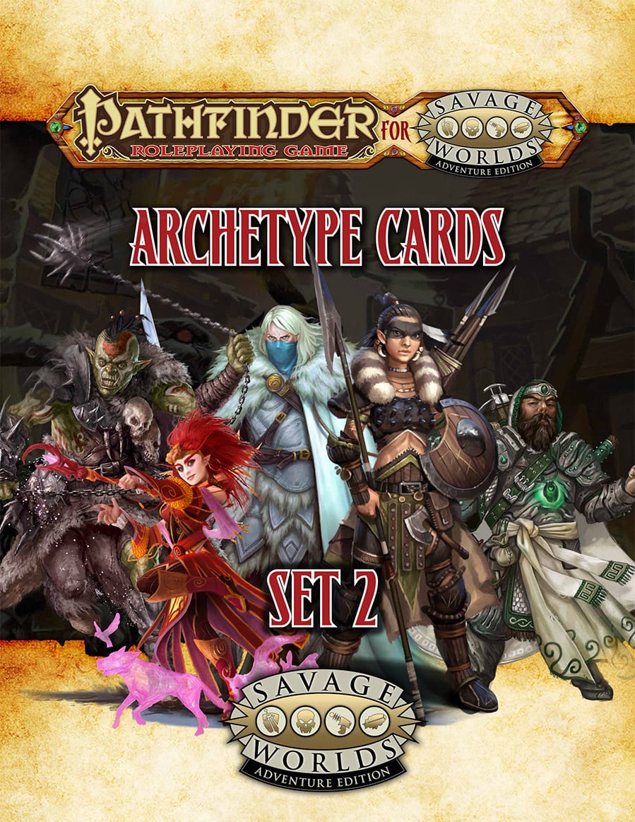 Savage Worlds: Pathfinder - Archetype Cards Set 2