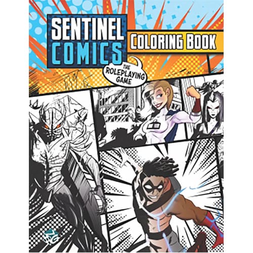 Sentinel Comics: The Roleplaying Game - Coloring Book