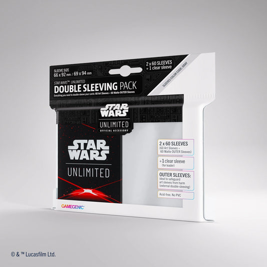 Star Wars: Unlimited - Card Back Red Double Sleeves
