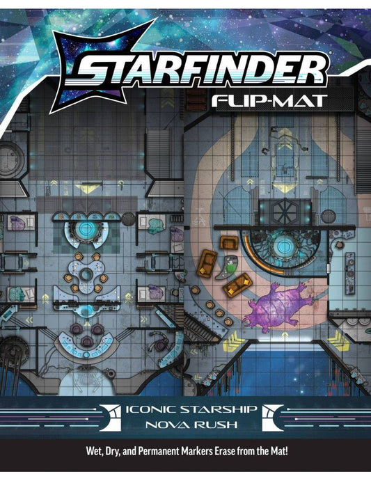 Starfinder: Flip-Mat - Iconic Starship Nova Rush