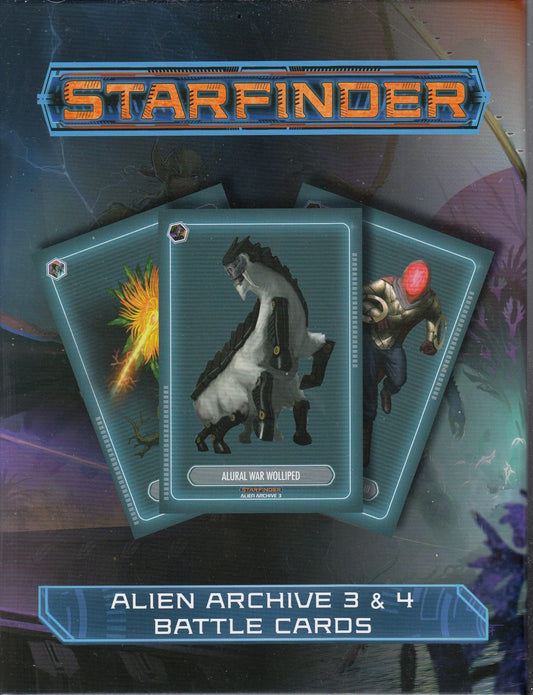 Starfinder: Alien Archive 3 & 4 Battle Cards