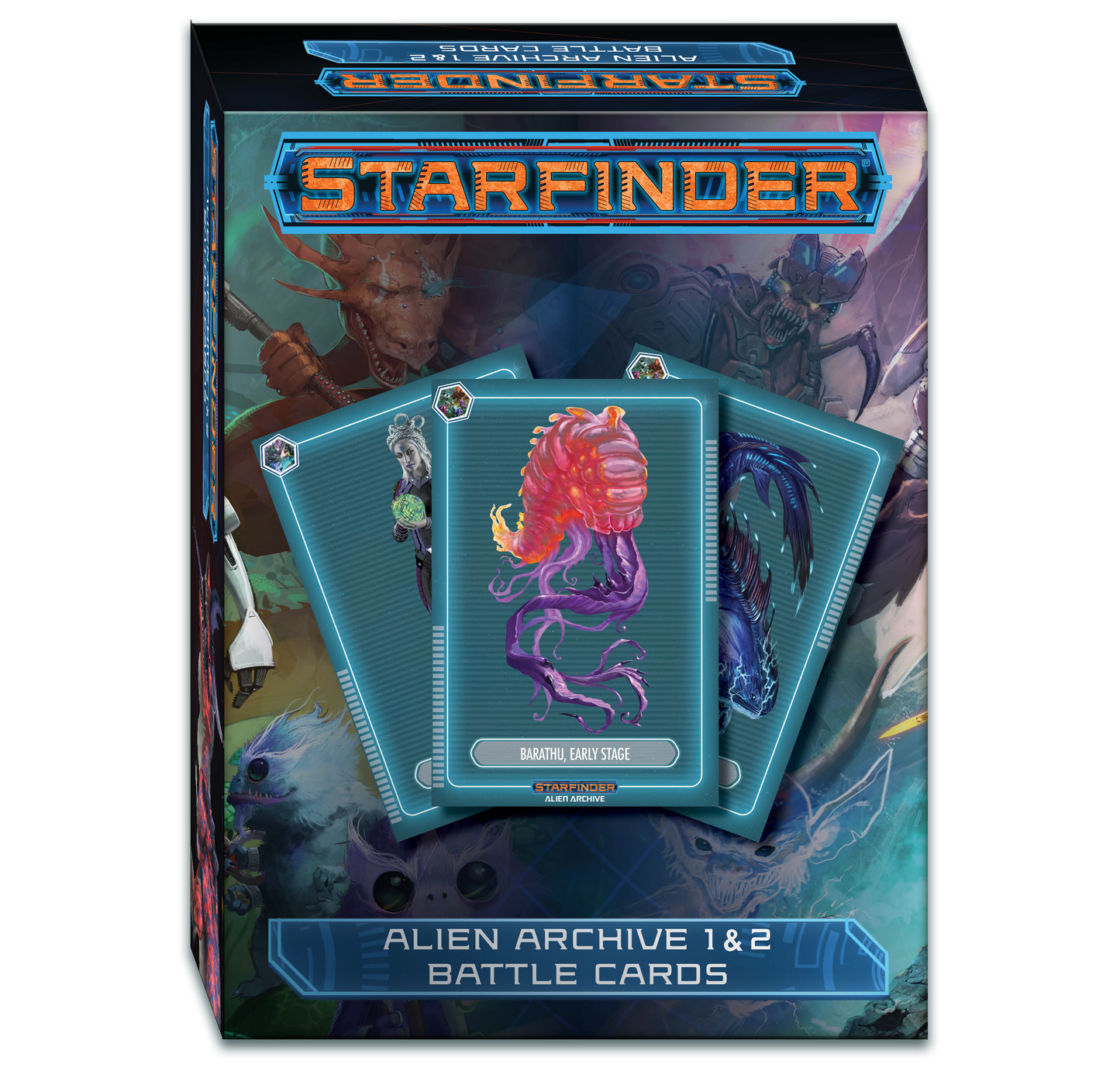 Starfinder: Alien Archive 1 & 2 Battle Cards