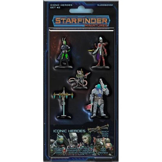 Starfinder Miniatures, Pre-Painted: Iconic Heroes 2