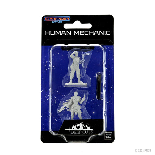 Starfinder Battles Miniatures: Human Mechanic